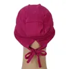 Scarves Fashion Muslim Hat Scarf Plain Strap Modal Cotton Elastic Bottoming Women