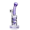 Tubo di vetro spesso Becher inebriante Bong Narghilè Bubbler Fumatori Pipa ad acqua Riciclatore Olio Dab Rig Accessori