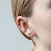 Hoop Earrings Y2k Ear Cartilage Designer Rivet Piercing Women's Gold Plated Daith Lobe Earing Chic INS Jewelry Wholesale