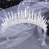 Pinces à cheveux couleurs or couronne de mariage strass cristal mariée coiffure diadèmes bijoux filles bal diadème princesse tête ornements