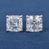 S925 Silver 9K 10K 14k 18K Złote MOISSANITE LAB Grown Diamonds Ear Studs Hip Hop