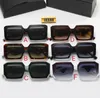 Designer Solglasögon Square Frame Luxury Design Eyewear UV400 Bästa solglasögon för resekörning