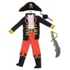 Cosplay umorden Halloween -kostuums voor jongensjongens kinderen piraat kostuum fantasia infantil cosplay kleding 230331