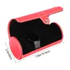 Titta på rutor 1 PC PU Box Roll Case Organizer Rings Storage Cable and Chargers Holder