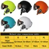 Ski Helmets LOCLE Upgrade Ski Helmet With Goggles Integrated PCEPS CE Certification Skiing Helmet Women Men Ski Snowboard Snow Helmet 231031