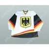 Individuelles Eishockeytrikot der deutschen Nationalmannschaft für jeden Spieler oder jede Nummer, Top Ed, S-M-L-XL-XXL-3XL-4XL-5XL-6XL