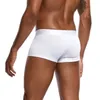 Onderbroeken Heren Katoenen Boxershorts Letterprint Riem Effen Kleur Ademend Bikini Strand Losse elastische Sexy Man Zwemmen