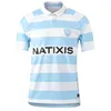 2023 Top BIARRITZ Racing 92 camisa de rugby Maillot 22 23 Stade Francais Paris Union Toulouser Bordeaux Begles em casa Perpignan Ernest Wallon Warm tamanho da camisa S-5XL