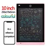 Desenho Pintura Suprimentos 10/12 / polegada LCD Escrita Tablet Prancheta Crianças Graffiti Sketchpad Brinquedos Escrita Blackboard Magic Drawing Board Kid Toy Gift 231031