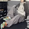 Men's Pants Parachute Style Hip hop Street Overalls Oversized Pocket Trousers Harajuku Loose Solid Color Casual Y2K Legged 230331