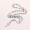 Pendentif Colliers Danymia Crucifix Chapelet Gothique Christ Prière Religieuse Perle Charme Collier Perlé Trad Goth Croix Chandail Chaîne