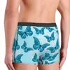 Underpants Men Butterfly Colorful Underwear Printed Boxer Briefs Shorts Panties Male Polyester S-XXL