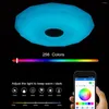 Plafonniers 85 V-265 V 33 CM moderne RGB lumière LED éclairage à la maison à distance APP Bluetooth haut-parleur musique chambre lampe intelligente