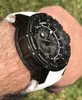 Richardmiler Mechanical Automatic WlistWatches Swiss Made Watches Richardmiler Divers Watch RM028 All Blackに30 PeaceshBQyに制限