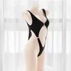 Ani Pool Party Girl Petto Fibbia Costume Intero Unifrom Donna Hollow Beach Costumi da Bagno Abiti Costumi cosplay