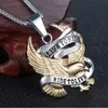 Aigle Pendentif Couple Colliers Femmes Hommes En Acier Inoxydable Hip Hop Oiseau Bijoux pour Cou Mode Cadeaux De Noël pour Petite Amie En Gros