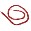 Koraliki syntetyczne koralowe abakus czerwony separacja DIY Jewelryjka Naszyjka Bransoletka Akcesoria ręcznie robione