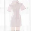 Ani Rollenspel Leuke Gilr Verpleegster Jurk met Hoed Uniform Kostuum Vrouwen Sexy Nachthemd Pamas Outfit Cosplay cosplay