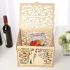 Party Supplies DIY Wooden Wedding Card Boxes Business Wood Box Holder