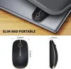 Möss 2.4G USB trådlöst mus Mute Office Protecable Mini Silent Click Mouse för MacBook Laptops PC Laptops 231101