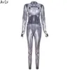 Ani Future Extraterrestrial Robot tight bodysuit Movie Alien Women Grey Jumpsuit Cosplay Costumes Cosplay