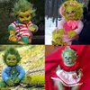 Decorazioni Giocattolo Grinch Reborn Baby Realistico Cartone animato Natale Simualtion Doll Bambini Regali di Halloween Peluche ripiene Giocattoli per bambini Dropshippin004vJHX7