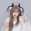 Ani Halloween Devil Headband Animal Bat Wings Ears Plush Headwear Cosplay cosplay