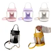 Bolsas de noche Bolsa de PVC transparente duradera Hombro Crossbody Bolso para viajes Camping y organización del hogar