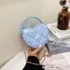 ragazze designer borse principessa dolce lettera PU rombo una borsa a tracolla donna signora accessori di lusso borsa F1621