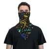 Bandanas färgglada forntida egyptiska hieroglyfiska mönster Bandana nackgaiter för vandring cykling kvinnor män Egypten ansiktsmask wrap halsduk