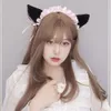 Ani Lolita Mädchen süße süße Katze Glocke Stirnband Tierohren Plüsch Maid Kopfbedeckung Cosplay Cosplay