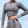Seamless Gym Clothing Women Gym Yoga Set Fitness Workout Sets Yoga Top And Athletic Legging Women039s Sportswear Suit7990615