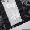 Vêtements ethniques Bebovizi Dragon Imprimer Yukata Hommes Femmes Mode Cardigan Blouse Lâche Haori Obi Vêtements Asiatiques Harajuku Japonais Cosplay Kimono 230331