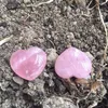 Natural Rose Quartz Heart Shaped Pink Crystal Carved Palm Love Healing Gemstone Lover Gife Stone Crystal Heart Gems Sgh Tpicu