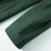 Trench da uomo Cappotto da uomo primavera autunno Verde Smart Casual Capispalla stile britannico Giacca lunga monopetto coreana per ufficio