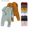 Jumps Autumn Newbornis Baby Boys Dziewczęta Romper Playsuit kombinezon Bawełniany długie rękawie Joksy Scossuit Nowonarodzony ubrań 231101