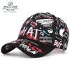 Cappellini da baseball 2023 Moda Graffiti Cap Donna Uomo Materiale in cotone Regolabile Confortevole Qualità Stile punk Protezione solare Versatile