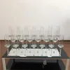 Candle Holders 4pcs0Wholesale Wedding Table Centerpieces Clear Acrylic Holder Flower Stand For Decoration AB0038