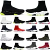 Designer Speed Sock chaussures Trainer hommes femmes Chaussures de course en maille triple noir blanc vert néon oreo rouge jaune Graffiti Nouveaux baskets de sport 36-45