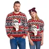 heren designer hoodie heren truien lelijke kersttrui heren dames ronde hals trui vakantie feest kerst sweatshirt paar 3D grappige print truien tops