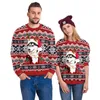 Mens Hoodies Herrtröjor män kvinnor ful jul rolig valp bär santa hatt söt tecknad unisex par xmas tröjor 3D tryckta festtoppar