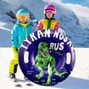 Luge Pliable Ski Traîneau À Neige Tube À Neige Gonflable Cercle de Ski Résistant au Froid Enfants Adulte Anneau de Ski Ski Traîneau Épaissi avec Poignée 231101