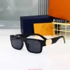 luxe ovale zonnebril voor heren designer zomertinten gepolariseerde brillen zwarte vintage oversized zonnebril voor dames mannelijke zonnebril met doos 32047