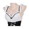 Ani Anime fille tablier de femme de chambre uniforme femmes café commis tenues Costumes Cosplay cosplay