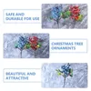 Party Decoration 5 Pcs Artificial Berries Flower Wedding Holiday Crafts Decorations Christmas DIY Wreath Vase Season Branch