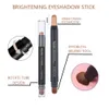 Eye Shadow/Liner Combination Set av 6st Makeup Eyeshadow Stick Pen Set Cosmetics Shimmer Eye Shadow Pencil Kit Varaktande Pigment Vattentät färgglada ögonverktyg 231031