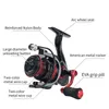 Baitcasting Reels Haut Ton 1000/2000/3000/4000/5000/6000/7000 eğirme makarası 5.2 1 131bb19-33lbs sürükleme sistemi tuzlu su tatlı su balıkçılığı 231101