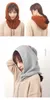 Scarve Scarf Hat Knitting Headgear Cap Ring Autumn Winter Men Women Bib Ear Protector Thickened Warmth 231101