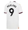 3 24 Haaland Soccer Jerseys Grealish Sterling Mans Cities Mahrez Fans PlayerバージョンDe Bruyne Foden 2023 2024フットボールトップスシャツキッズキットセットユニフォーム