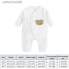 Jumpsuits Cartoon Bear Baby Romper Spring Summer Long Sleeve Clothes Soft Pure Cotton Newborn Bodysuit Infant Jumpsuit One Piece OutfitsL231101